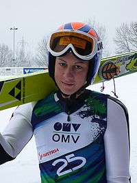 Roberta D’Agostina beim Continentalcup in Villach im Februar 2010