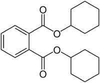 Struktur von Dicyclohexylphthalat
