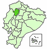 Karte Bistum Santo Domingo de los Colorados