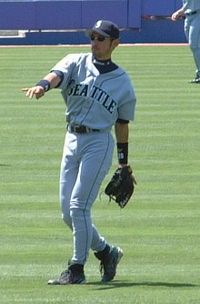 Ichiro im Trikot der Seattle Mariners