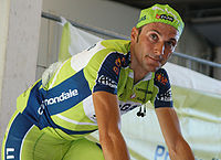 Ivan Basso bei der 1. Etappe der Vuelta a España 2009
