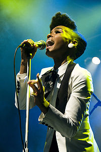 Janelle Monáe in der Austin Music Hall beim Southwest Music and Media Conference and Festival im März 2009