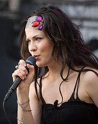 Jenni Vartiainen 2008 beim Himos-Festival