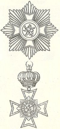 Juweel en ster van de Wilhelmsorde van Hessen-Kassel