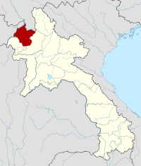 Provinz Luang Namtha auf der Karte von Laos