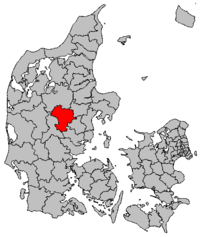 Lage von Silkeborg in Dänemark