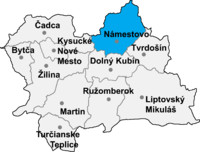 Okres Námestovo in der Slowakei