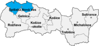Okres Spišská Nová Ves in der Slowakei