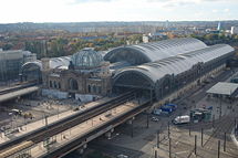 Luftbild Dresden Hauptbahnhof (2006)