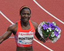 Amantle Montsho bei den Leichtathletik-Weltmeisterschaften 2011 in Daegu