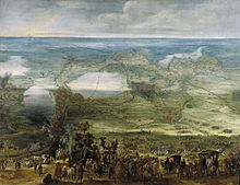 Gemälde, welches die Belagerung von Breda 1624/25 zeigt