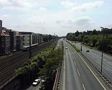 Bundesstraße 61 in Bielefeld (Ostwestfalendamm)
