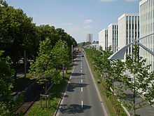 Bundesstraße 9 in Bonn (Friedrich-Ebert-Allee)