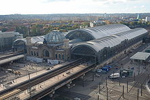 Luftbild Dresden Hauptbahnhof (2006)