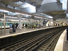 Die Station der Linien 5 und 7