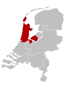 Karte Bistum Haarlem-Amsterdam