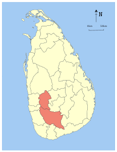 Karte Bistum Ratnapura