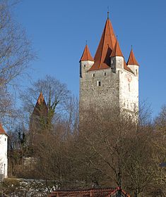 Burg Haag -  Ansicht des Schlossturmes