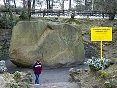 Kobbelner Stein, Gewicht 256 Tonnen, bei Kobbeln