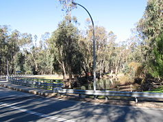 Gulpa Creek am Eingang zum Park bei Mathoura