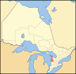 Map of Ontario BRUCE.svg