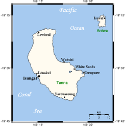 Karte von Tanna