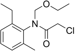Strukturformel von Acetochlor