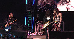 Aerosmith bei einem Liveauftritt in Argentinien im Jahr 2007