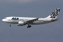 Ein Airbus A310-300 der ASA