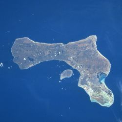 Weltraumfoto von Bonaire