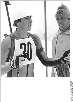 Daniel Graf bei den DDR-Juniorenmeisterschaften 1984 in Oberhof