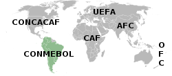 Der südamerikanische Kontinentalverband CONMEBOL