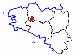 Lage des Kantons Rostrene
