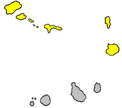 Karte von Ilhas de Barlavento