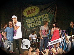 Cobra Starship auf der Vans Warped Tour 2008 in San Diego