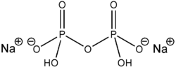 Strukturformel Dinatriumdihydrogenpyrophosphat