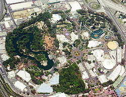 Disneyland aus der Luft