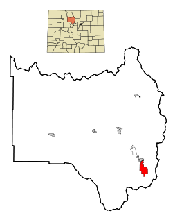 Grand County Colorado Incorporated and Unincorporated areas Winter Park Highlighted.svg