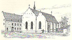Die ehemalige Klosterkirche 1895