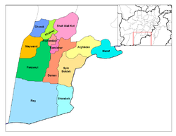 Bezirke in der Provinz Kandahar