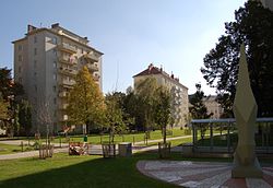 Blick vom Innenhof Richtung Schegargasse