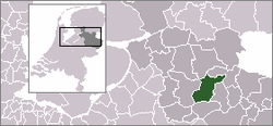Lage von Hellendoorn in den Niederlanden