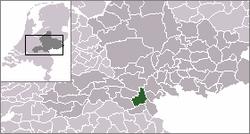 Lage von Nijmegen in den Niederlanden