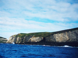 Macauley Island im Jahre 2003, von Nordost