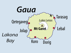 Karte von Gaua