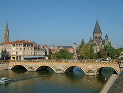 Die Moyen Pont in Metz