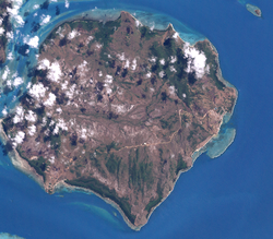 Landsat-Bild von Moa Island