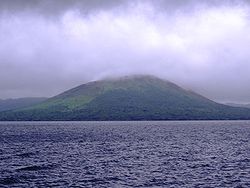 Mount Garat vom Lake Letas aufgenommen