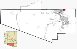 Pima County Incorporated and Unincorporated areas Catalina highlighted.svg
