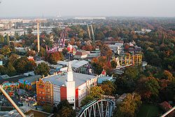 Blick über den Prater vom Riesenrad